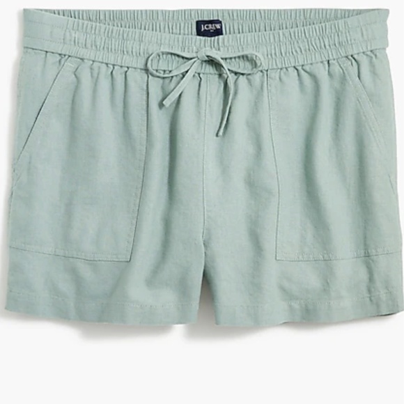 New J.Crew Linen-Blend Drawstring Short - Picture 3 of 3